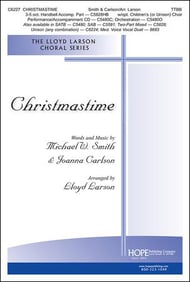 Christmastime TTBB choral sheet music cover Thumbnail
